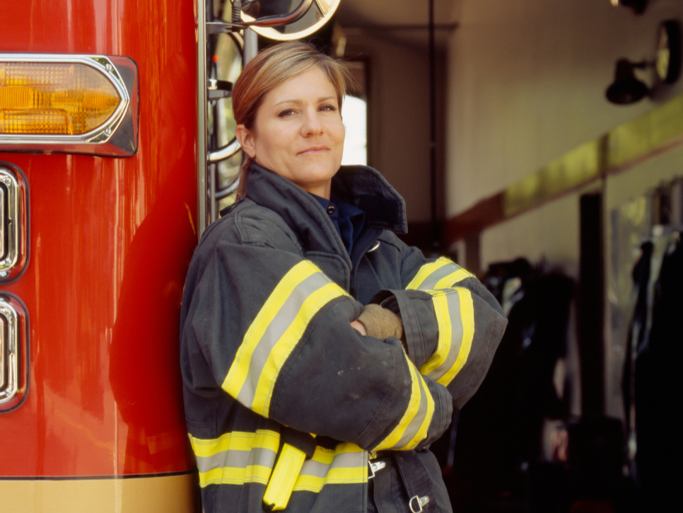 female firefighter